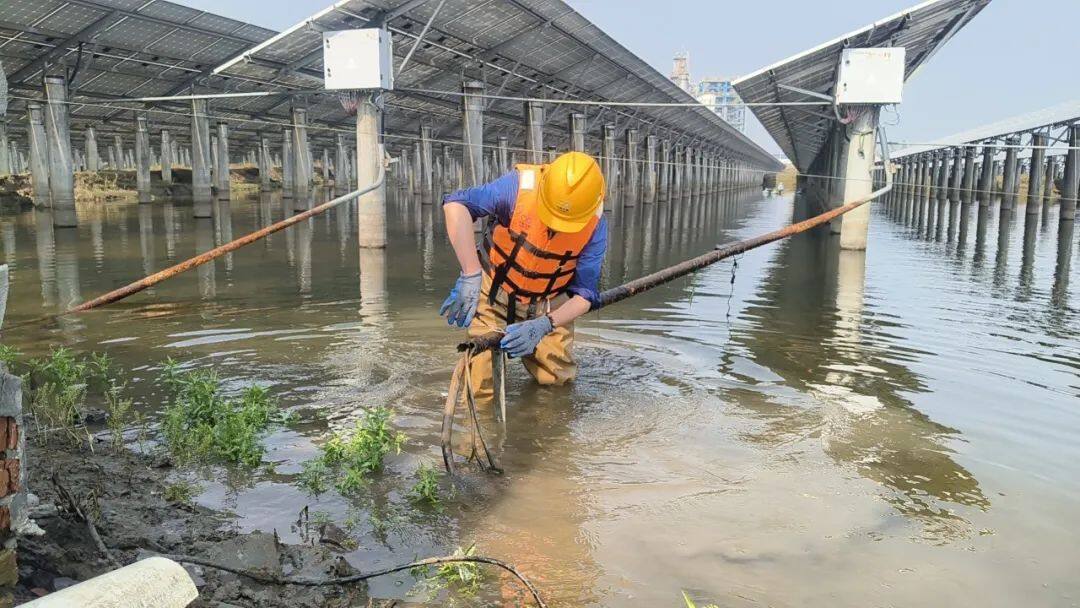 水面电站箱变出线电缆进行技术改造