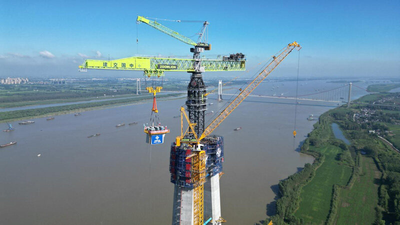大国重器加持超级工程！中联重科全球最大塔机即将开启新征程