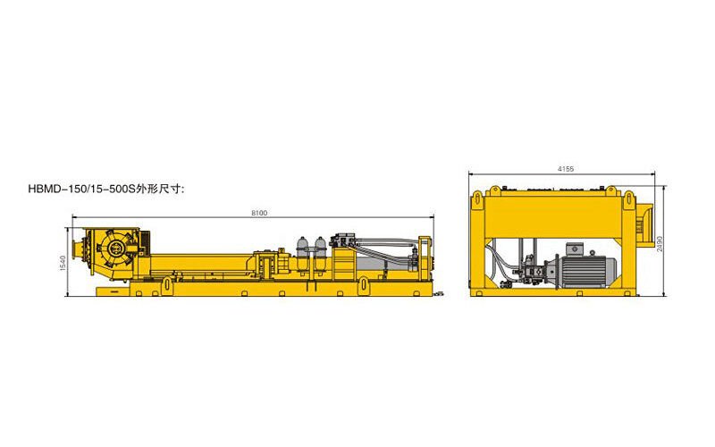 三一HBMD-150/15-500S工业泵局部视图3658