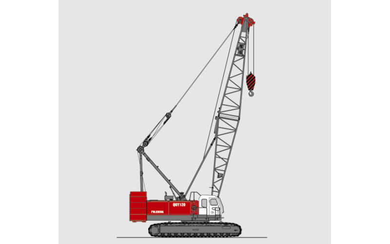 抚挖QUY120液压履带式起重机
