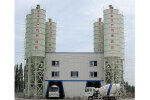 中国现代2-HZS200A标准型混凝土搅拌站整体外观