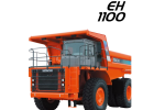日立EH1100-3刚性自卸卡车整体外观