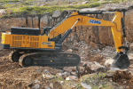 徐工XE700D矿用履带挖掘机施工现场