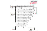 波坦MCT 80回转塔式起重机整体外观