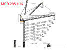 波坦MCR 295 H16塔式起重机整体外观