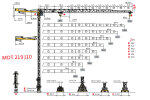 波坦MDT 219 J10塔式起重机整体外观