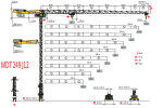 波坦MDT 249 J12塔式起重机整体外观
