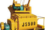 银锚建机JS500混凝土搅拌机整体外观