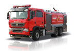 中联重科ZLF5280GXFPM120/ ZLF5280GXFSG120型泡沫/水罐消防车整体外观