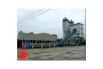 中国现代HZS120E快装式混凝土搅拌站整体外观