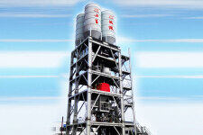 岳首FBT60高塔（楼）式干混砂浆搅拌设备整机视图41861
