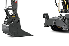 沃尔沃EW140轮式挖掘机局部细节全部图片