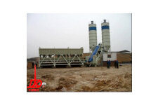 中国现代HZNT45拖式混凝土搅拌站整机视图7115