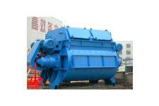 中国现代JS1000双卧轴强制式混凝土搅拌机整机视图7166