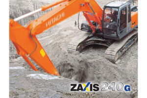 日立ZX240-3G履带挖掘机图片集