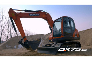 迪万伦DX75-9C履带挖掘机