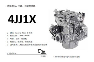 五十铃4JJ1X(Tier 4)发动机图片集