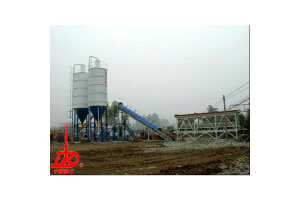 中国现代HZS120E快装式混凝土搅拌站