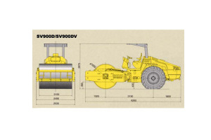 酒井SV900D单钢轮压路机图片集