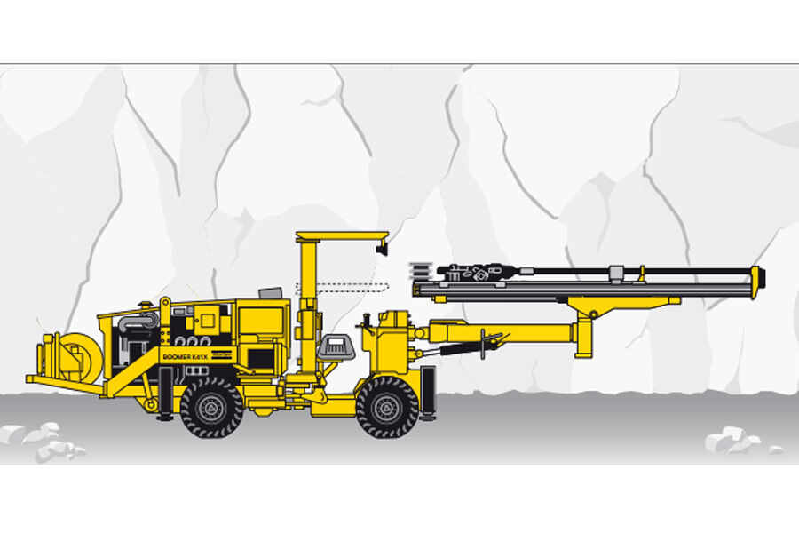 安百拓Boomer K41掘进凿岩台车