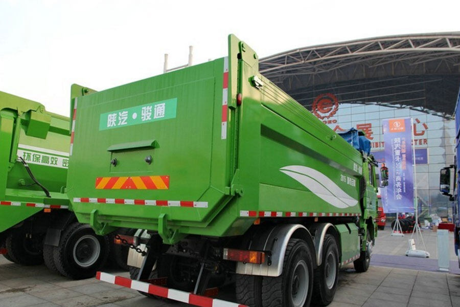 陕汽重卡德龙F3000 345马力 6X4 5.6米自卸车(SX3256DR3841)整体视图39272