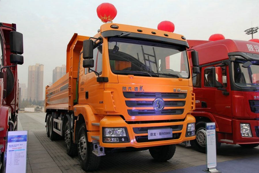 陕汽重卡德龙新M3000 336马力 8X4 7.2米自卸车(SX3316HR366)整体视图39829