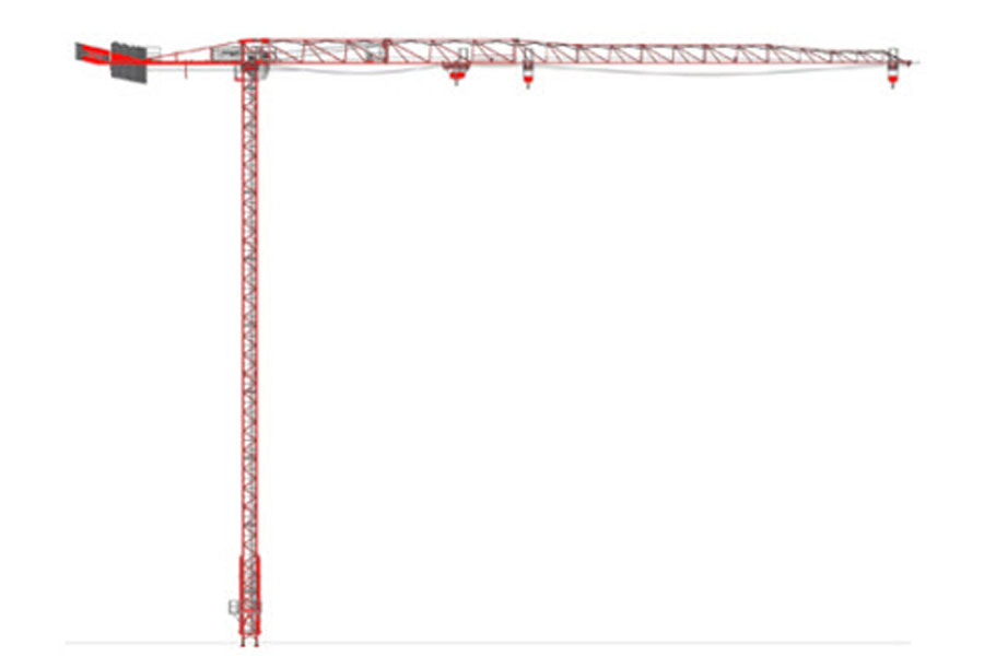 波坦MCT 78塔式起重机