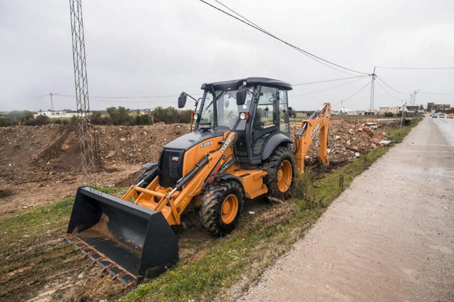 凯斯570T 挖掘装载机施工现场视图48078