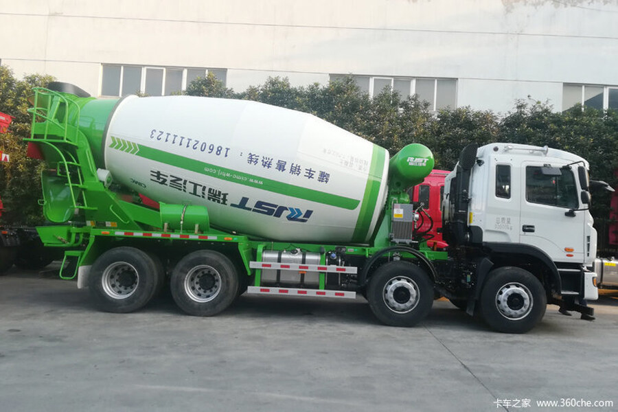 中集瑞江江淮 格尔发K3 290马力 8X4 7.75方混凝土搅拌车(WL5311GJBHFC32)图片