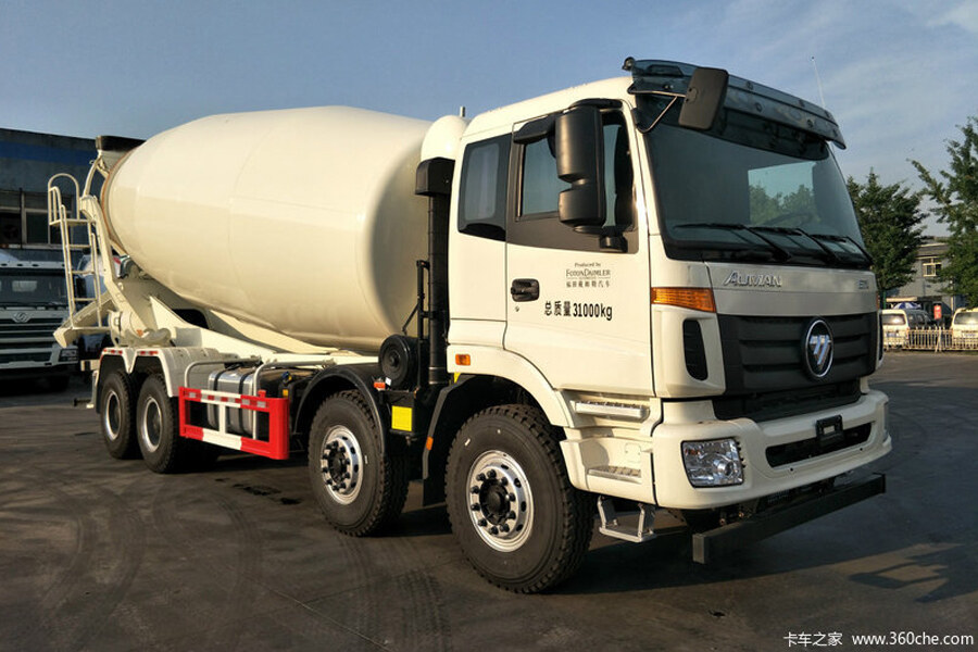 中集瑞江福田 欧曼ETX 复合型 320马力 8X4 7.1方混凝土搅拌车(WL5311GJBBJ31)图片