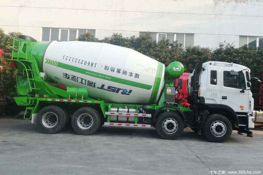 中集瑞江江淮 格尔发K3W 350马力 6X4 3.75方混凝土搅拌车(WL5250GJBHFC41)整体视图48804