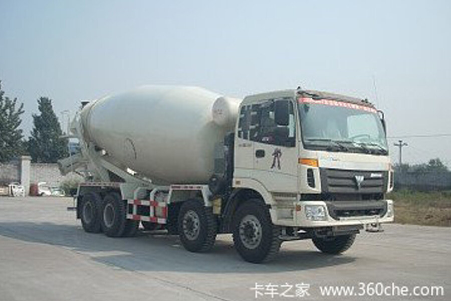 中集瑞江福田 欧曼新ETX 重载型 375马力 6X4 3.75方混凝土搅拌车(WL5251GJBBJ43)