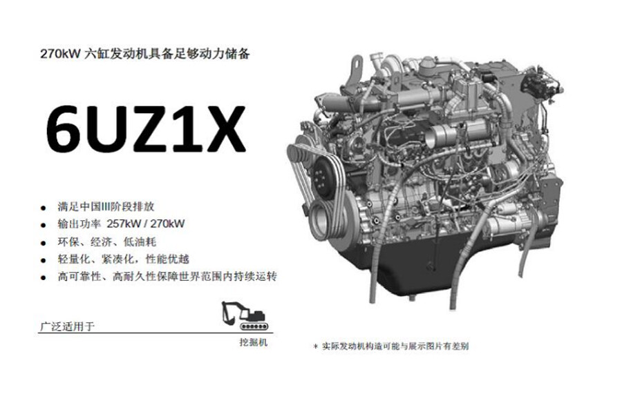 五十铃6UZ1X发动机图片