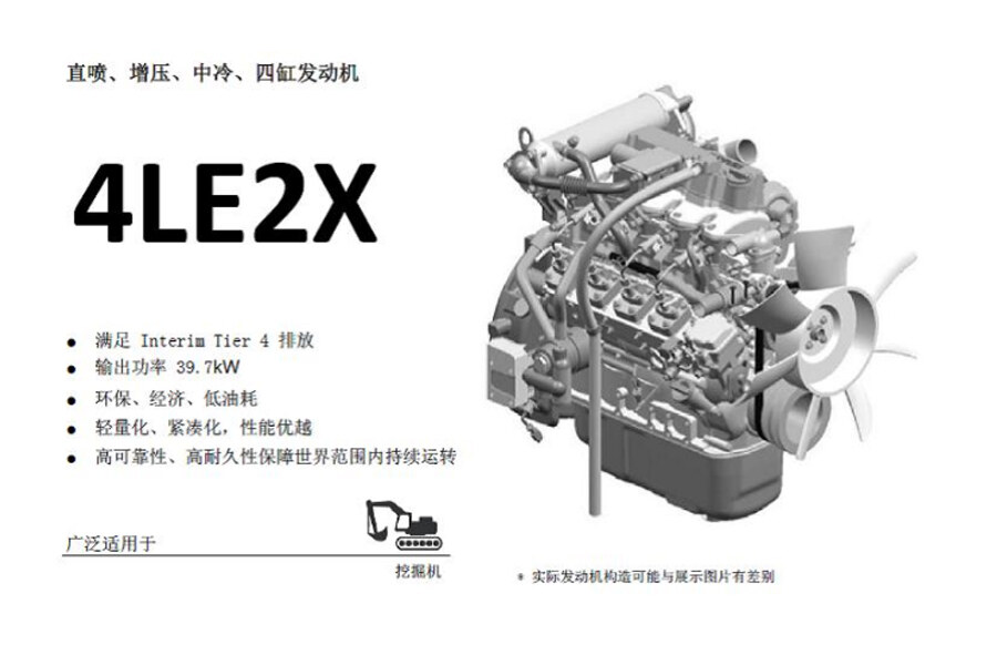 五十铃4LE2X（Tier4）发动机图片