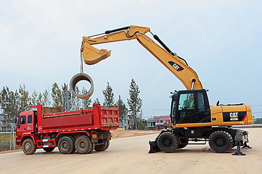 卡特彼勒Cat M320D2 轮式挖掘机施工现场视图53887