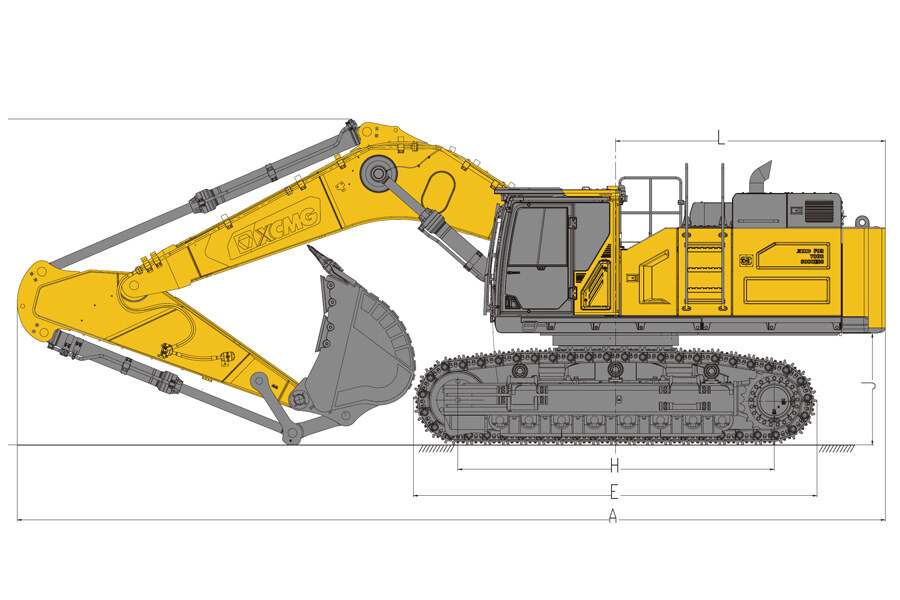 徐工XE690DK MAX 液压挖掘机整体视图59970
