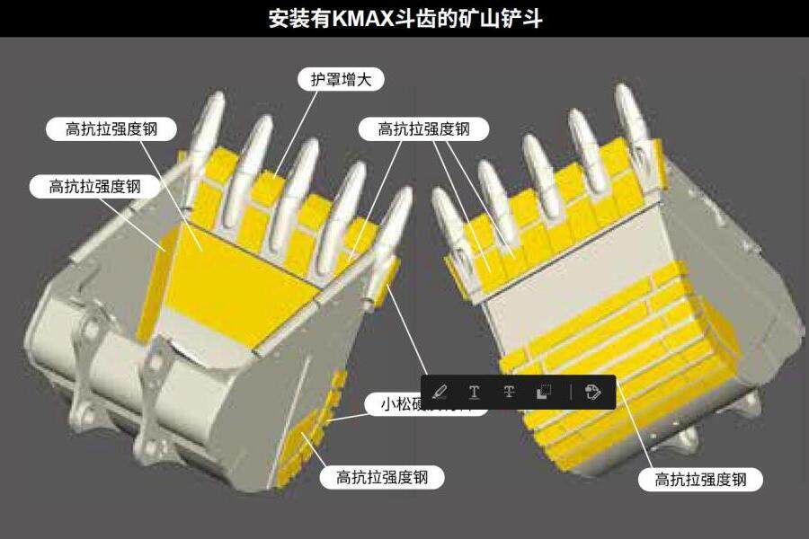 小松PC850-8E0液压挖掘机局部视图62781