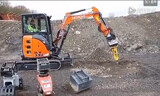 日立挖掘机全自动更换工装 无需走出驾驶室