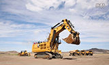 卡特6030矿用挖掘机测试视频