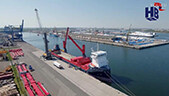 利渤海尔港口桥式起重机装船运输