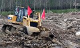 山工机械推土机洪灾中守护合肥人民安全
