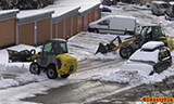 Kramer Allrad 380和 180小型轮式装载机除雪