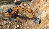 利勃海尔R974 挖掘机工作