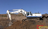 利勃海尔R964C 挖掘机工作