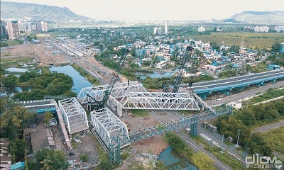 内鲁尔-乌兰线新增一座公路桥！三一SCC8000A助力新孟买建设